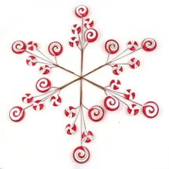 Set of 6: Assorted Mixed Peppermint Lollipop Spray Picks | 15-Inch | Festive Holiday Accents | Trees, Wreaths, & Garlands | Christmas Picks | Parties & Events | Home & Office Decor, Floral Home by Artificial Flowers {4}