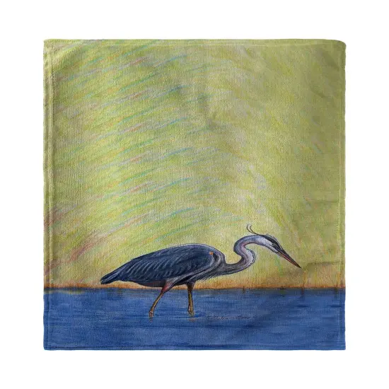 Betsy Drake Blue Heron Kitchen Towel {1}