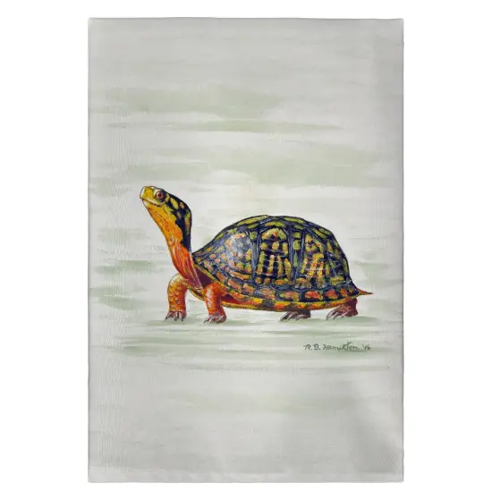 Betsy Drake Happy Turtle Guest Towel {1}