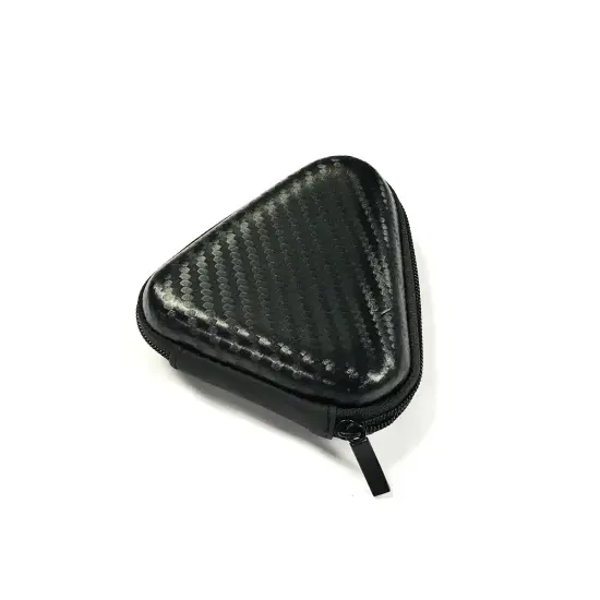 Wrapables LED Fidget Spinner Case (Set of 3), Black/Red {5}