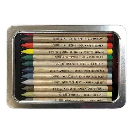 Tim Holtz Distress Watercolor Pencil 12/Pkg-Set 5 {2}