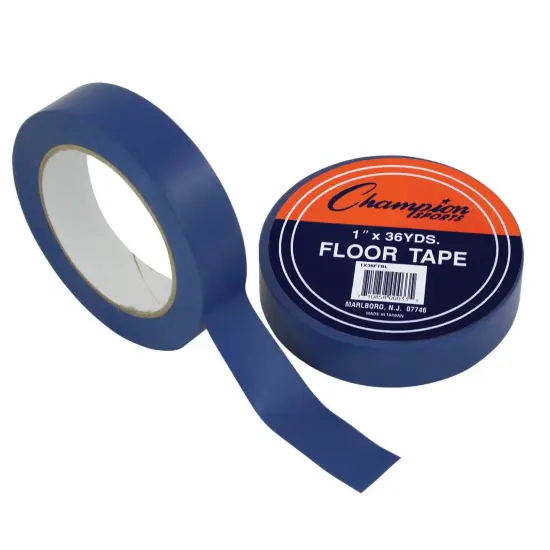 Floor Marking Tape, 1" x 36 yd, Blue, 6 Rolls {2}