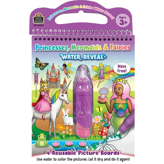 Princesses, Mermaids & Fairies Water Reveal Book, 6 Sets {2}