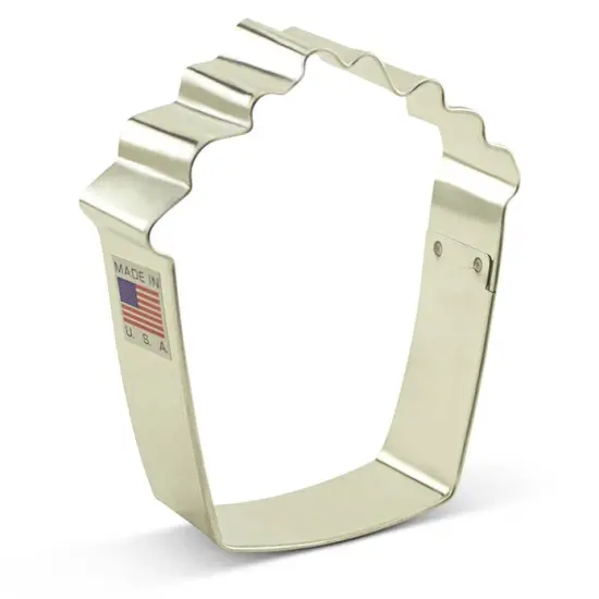 Ann Clark Bucket of Popcorn Cookie Cutter 3 1/2" x 3 1/4" {2}