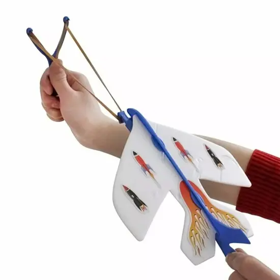 Kitcheniva 4 Pack Slingshot Airplane LED Launcher Toy , {3}