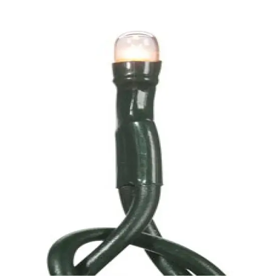 Brite Star LED Micro Rice Battery Operated Christmas Light Set with Timer - White - Green Wire - 20ct {4}