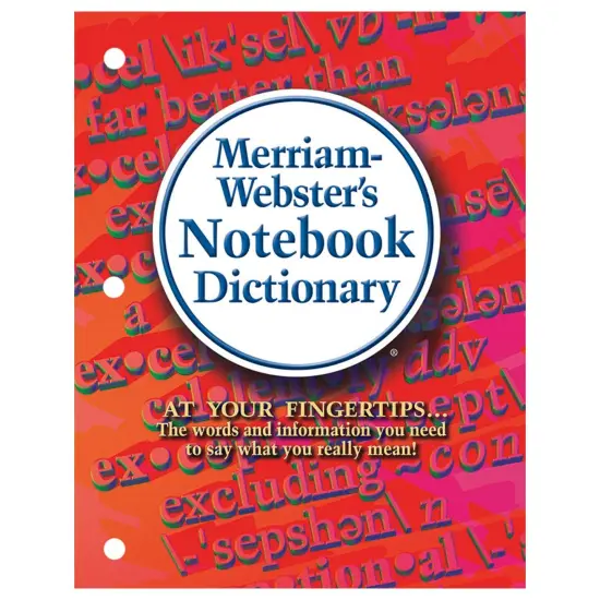 Notebook Dictionary, Pack of 3 {1}
