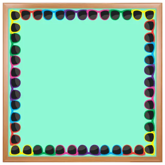 Sunglasses Die-Cut Border, 12 Strips/36 Feet Per Pack, 6 Packs {2}