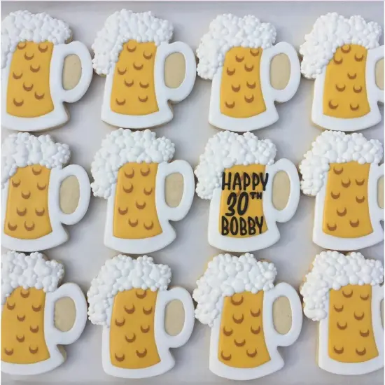 Ann Clark Beer Mug Stein with Foam Bubbles Cookie Cutter, 4.25" {3}