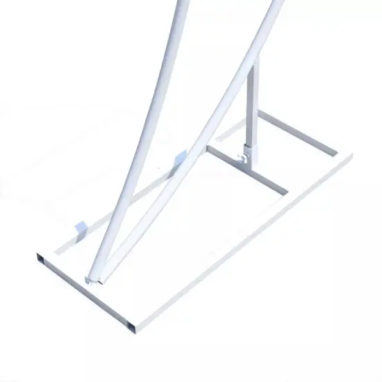 79" White Crescent Moon Wedding Arch Backdrop Stand {5}