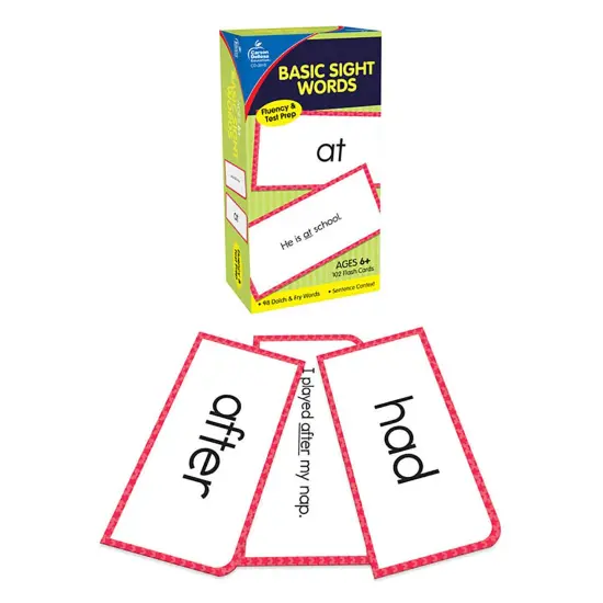 Basic Sight Words Flash Cards, 3 Packs {4}