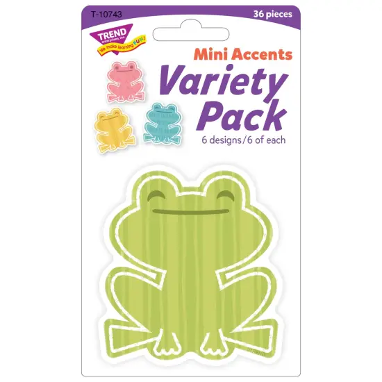 Garden Frogs Mini Accents Variety Pack, 36 Per Pack, 6 Packs {3}