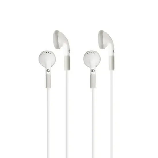 Ear Buds, In-Line Microphone and Play/Pause Control, Pack of 2 {1}
