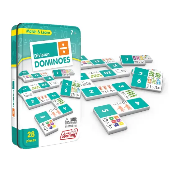 Division Match & Learn Dominoes, Pack of 2 {5}