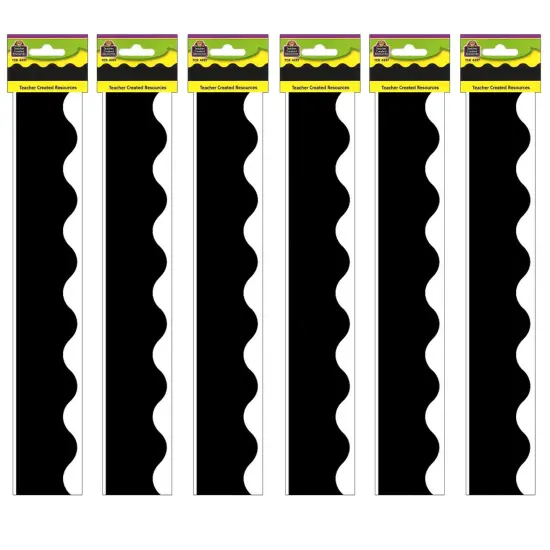 Black Border Trim, 35 Feet Per Pack, 6 Packs {1}