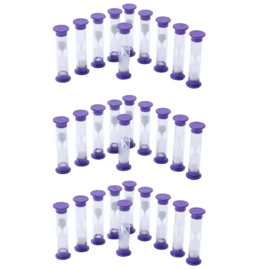 Sand Timers - 3 Minute - 10 Per Set, 3 Sets {1}