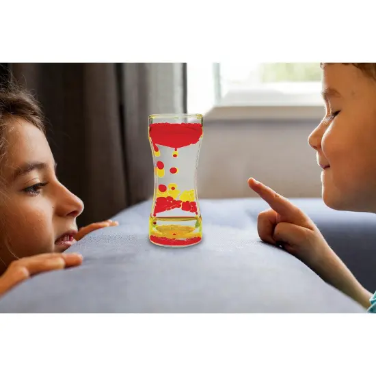 Liquid Motion Bubbler, Red & Yellow, Pack of 6 {2}