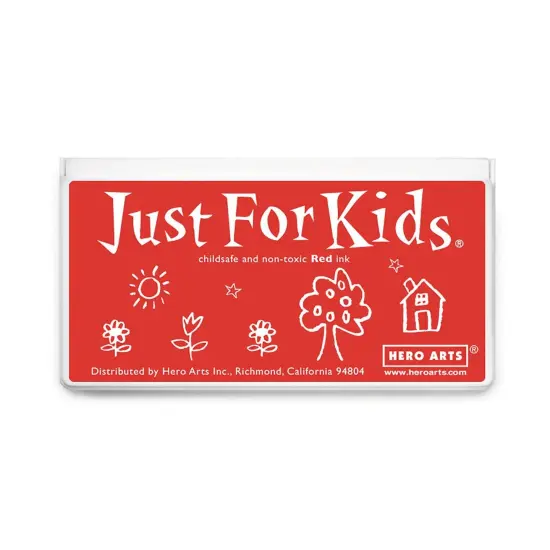 Jumbo Just for Kids Stamp Pad, Red, Pack of 2 {2}