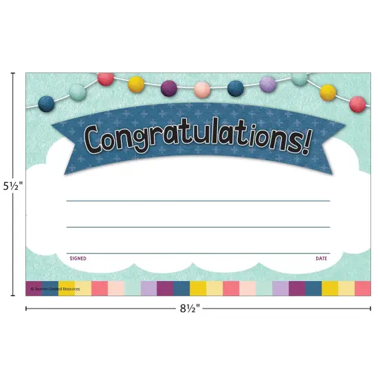 Oh Happy Day Congratulations Awards, 30 Per Pack, 6 Packs {4}