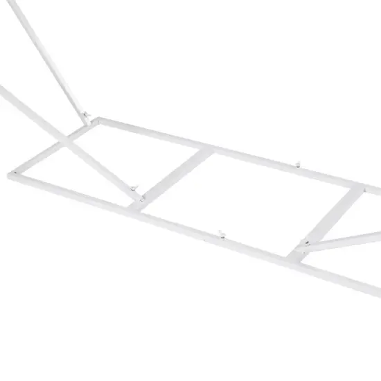 White Metal Geometric Wedding Arch Backdrop Stand {5}