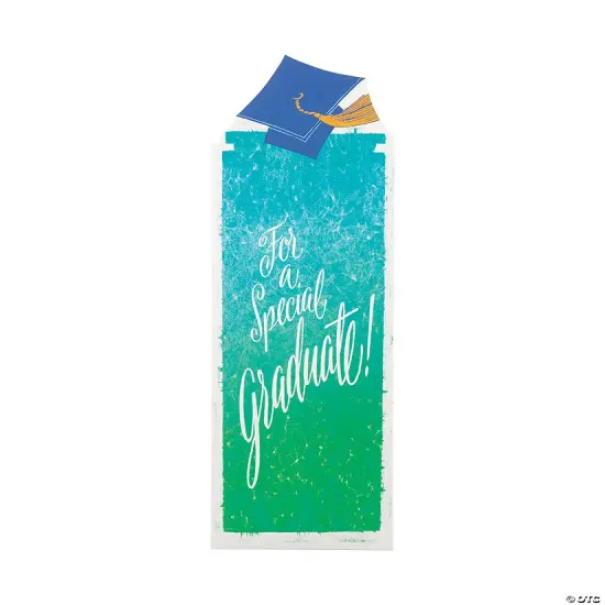 2 3/4" x 9" Religious Graduation Paper Bookmark Money Holders - 12 Pc. {4}