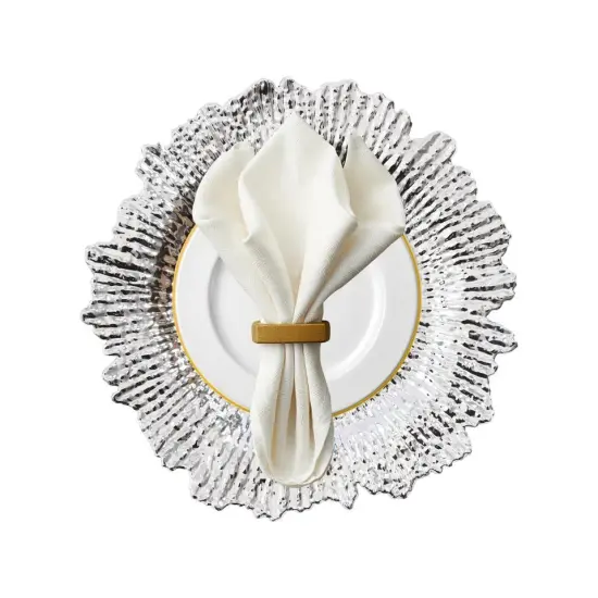 24-Pieces Coral Reef Textured Plates for Party {5}