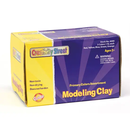 Modeling Clay, 5 Primary Color Assortment, 5 sticks/5 lbs. Per Set, 2 Sets {2}