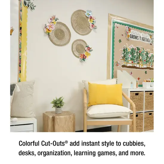 Grow Together Flowers Cut-Outs, 36 Per Pack, 3 Packs {2}