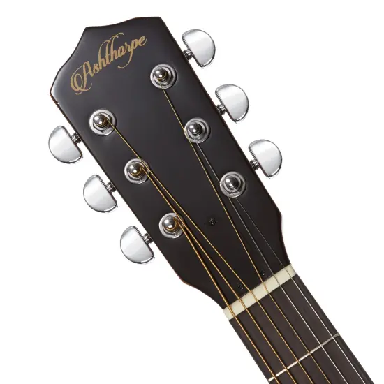 Ashthorpe 6-String Banjo - Full Size with 24 Brackets, Closed Back, Mahogany Resonator {4}