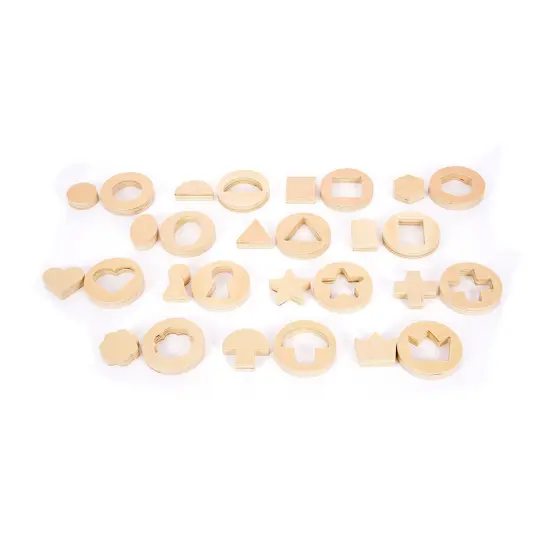 Inside Outside Wooden Shapes {1}