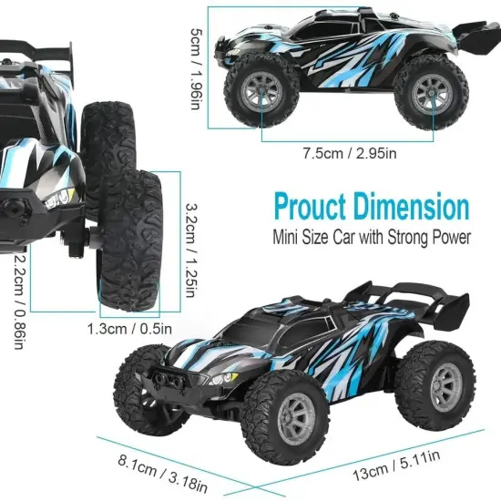 Kitcheniva 1:32 2.4G 4WD High Speed Remote Control Racing Off Road {3}