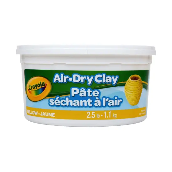 Air Dry Clay, 2.5lb Tub, Yellow, Pack of 4 {4}