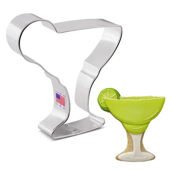 Ann Clark Margarita Mixed Drink Glass Cookie Cutter {1}