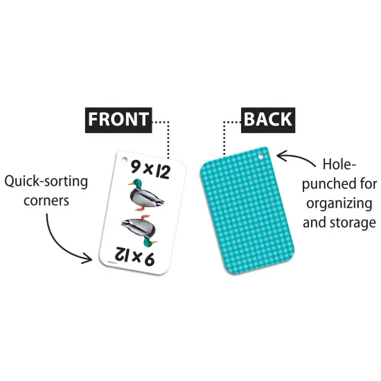 Math War (Multiplication) Flash Cards, 6 Packs {4}