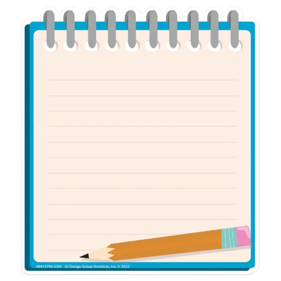 Notebook Paper Cut-Outs, 36 Per Pack, 3 Packs {2}