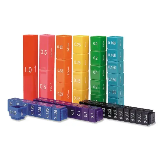 Fraction Tower&reg; Equivalency Cube Set, Set of 51 {1}