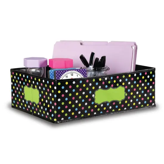 Chalkboard Brights Storage Bin, 16" x 11" x 5" {1}