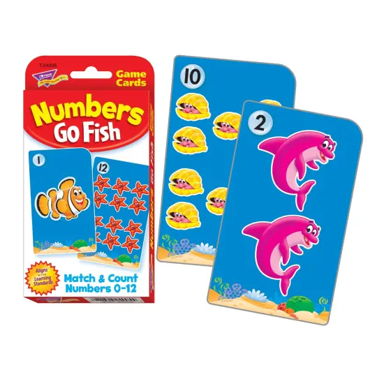 Challenge Cards&reg; Numbers Go Fish, 6 Sets {2}