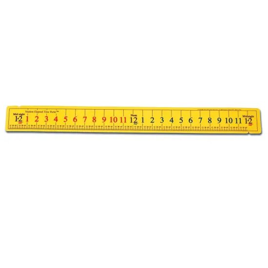 Elapsed Time Ruler - Student Size - Pack of 12 {3}