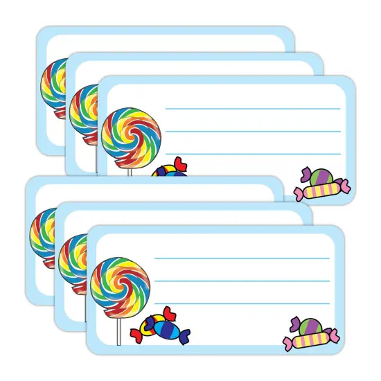 (6 Pk) Candy Nametags {1}