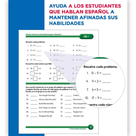 Summer Bridge Activities Spanish, Grade 4-5 {4}