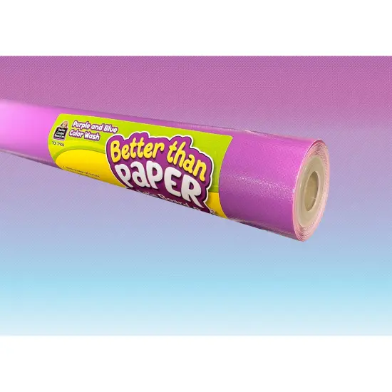Better Than Paper Bulletin Board Roll, Purple and Blue Color Wash, 4-Pack {2}