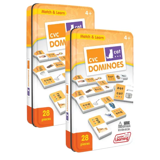CVC Match & Learn Dominoes, Pack of 2 {1}