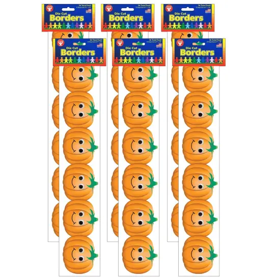 Classroom Border - Happy Pumpkins, 36 Feet Per Pack, 6 Packs {1}