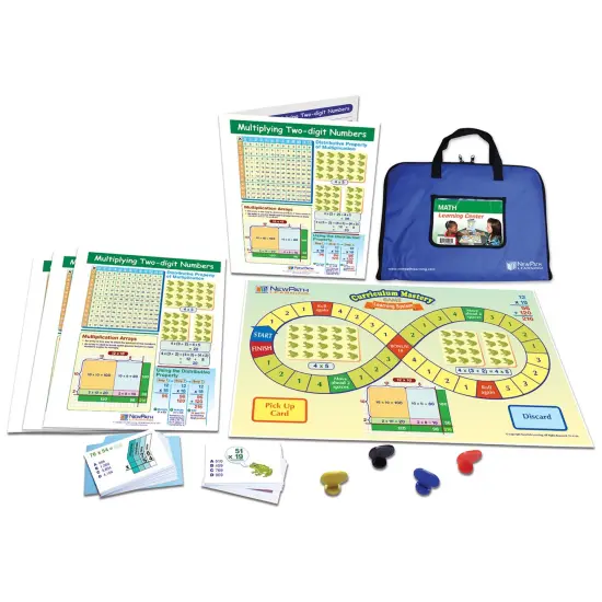 Multiplying Two-Digit Numbers Learning Center, Grade 3-5 {1}