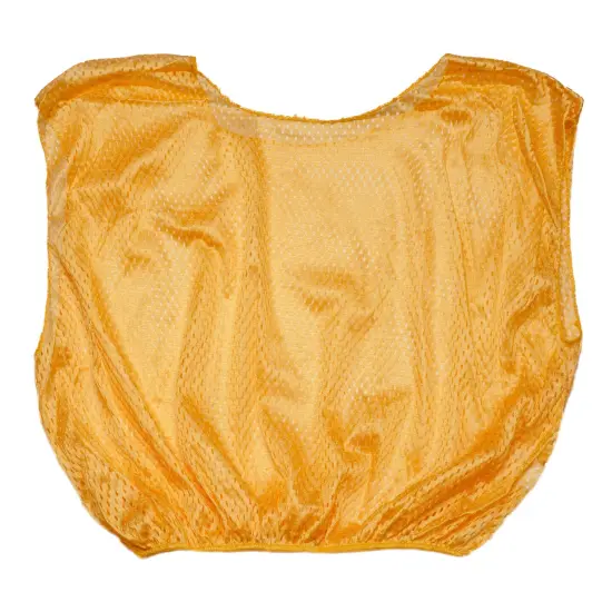 Practice Scrimmage Vest, Youth, Gold, Pack of 12 {1}