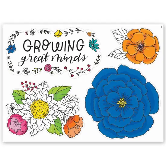 Bright Blooms Blooming Minds Bulletin Board Set {2}