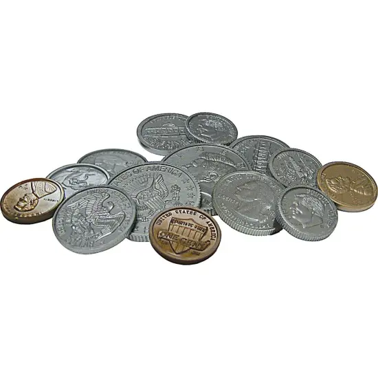 Play Money: Assorted Coins, Pack of 6 {2}