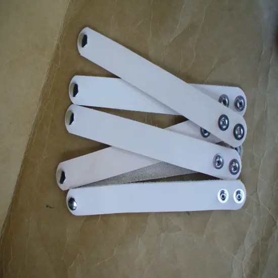 1 inch Adjustable Leather bracelets - pack of 6 {4}