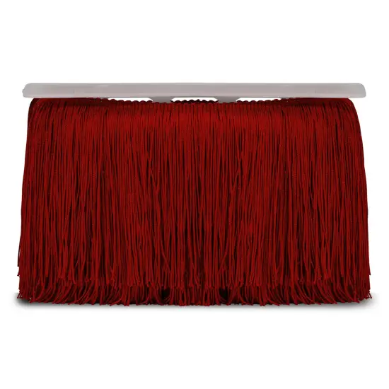 20 yards of 6" Stretch Chainette Fringe Trim | 20 yard cut Red {3}